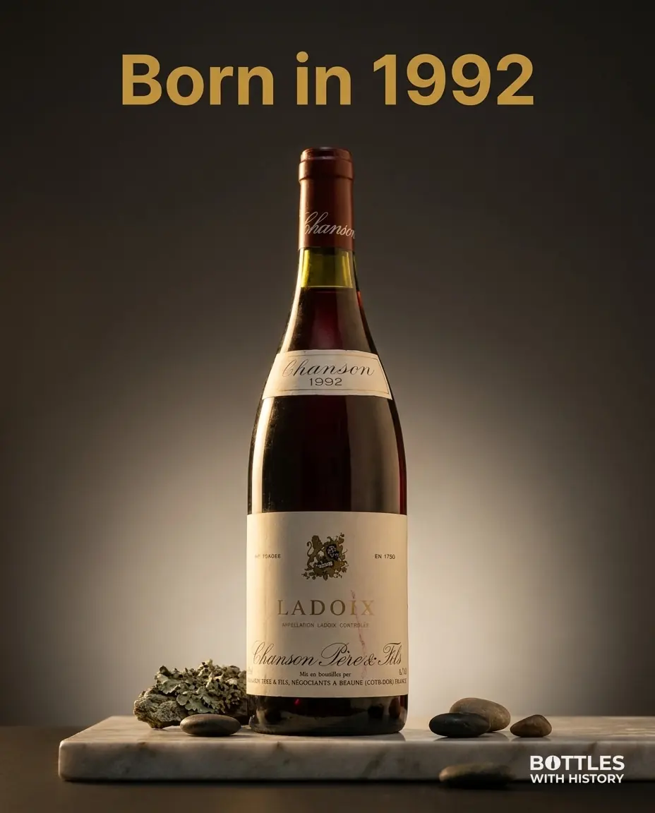 Bottles With History vintage wine, an ad made with OhMyGen